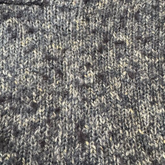 L.L.Bean Women’s Knit Sweater Size Medium Regular Wool Blend Grey/Blue Color - Picture 3 of 7